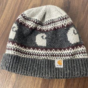 Carhartt Winter Beanie Nordic Gray Knit Cap Hat